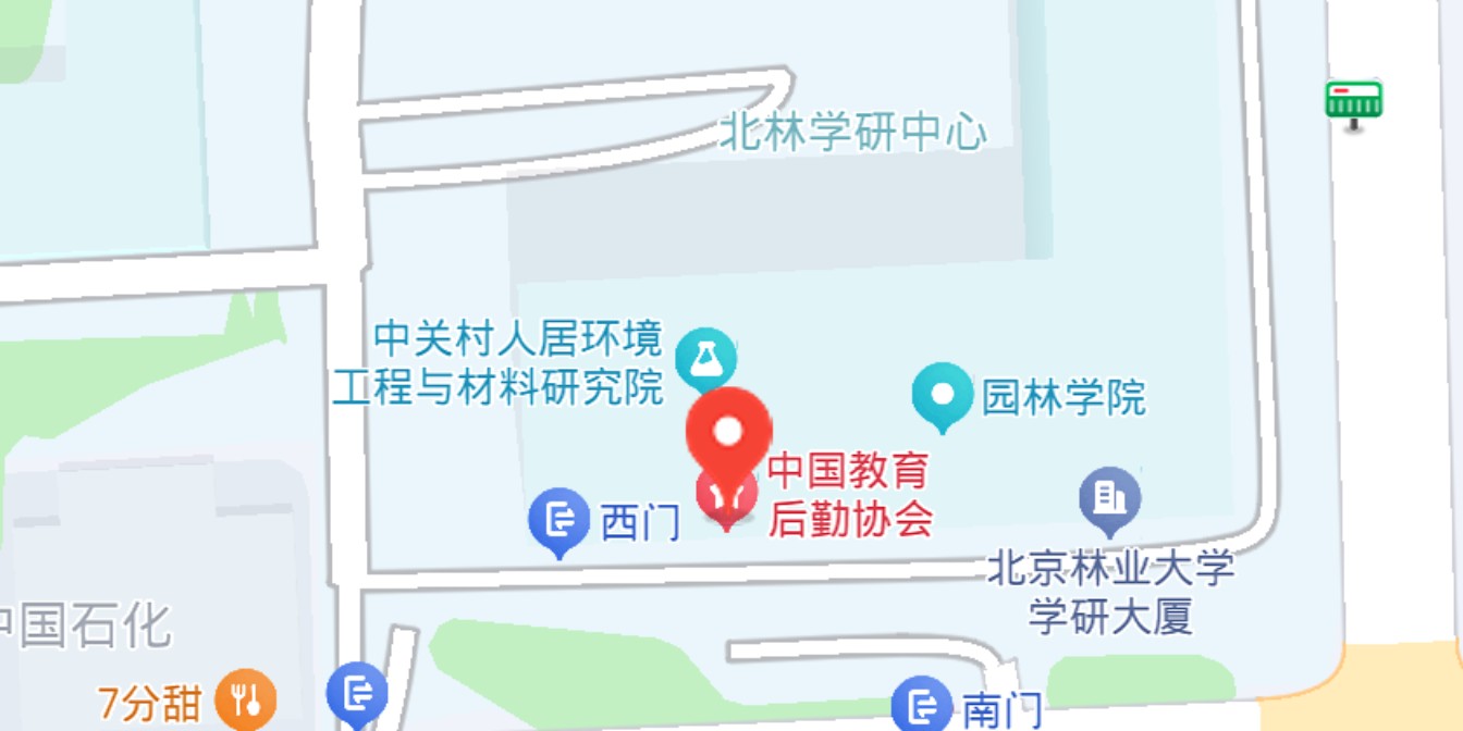 协会办公地址位置示意